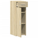 reol 30x42,5x93 cm konstrueret træ sonoma-eg