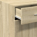skab 40x42,5x93 cm konstrueret træ sonoma-eg