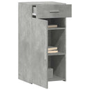 skab 45x34x93 cm konstrueret træ betongrå