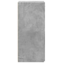 skab 45x34x93 cm konstrueret træ betongrå