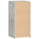skab 45x34x93 cm konstrueret træ betongrå