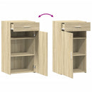 skab 50x42,5x93 cm konstrueret træ sonoma-eg
