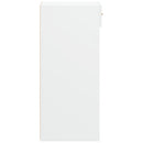 reol 30x42,5x93 cm konstrueret træ hvid