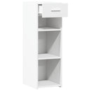 reol 30x42,5x93 cm konstrueret træ hvid