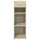 reol 30x42,5x93 cm konstrueret træ sonoma-eg