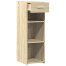 reol 30x42,5x93 cm konstrueret træ sonoma-eg