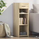 reol 30x42,5x93 cm konstrueret træ sonoma-eg