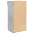 skab 45x34x93 cm konstrueret træ betongrå