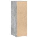 reol 30x41x93 cm konstrueret træ betongrå
