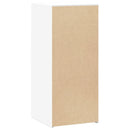 reol 40x41x93 cm konstrueret træ hvid