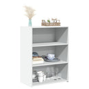 reol 70x41x93 cm konstrueret træ hvid