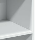 reol 70x41x93 cm konstrueret træ hvid