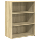 reol 70x41x93 cm konstrueret træ sonoma-eg