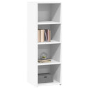 reol 40x41x124 cm konstrueret træ hvid