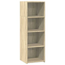 reol 40x41x124 cm konstrueret træ sonoma-eg