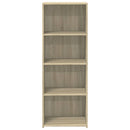 reol 45x41x124 cm konstrueret træ sonoma-eg