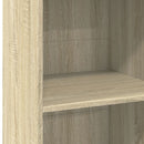reol 45x41x124 cm konstrueret træ sonoma-eg