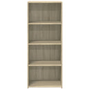 reol 50x41x124 cm konstrueret træ sonoma-eg