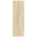 reol 50x41x124 cm konstrueret træ sonoma-eg