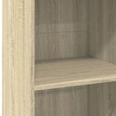 reol 50x41x124 cm konstrueret træ sonoma-eg