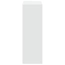 reol 70x41x124 cm konstrueret træ hvid