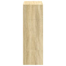 reol 70x41x124 cm konstrueret træ sonoma-eg