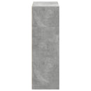 reol 70x41x124 cm konstrueret træ betongrå