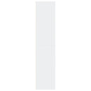 reol 30x41x185 cm konstrueret træ hvid
