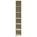 reol 30x41x185 cm konstrueret træ sonoma-eg