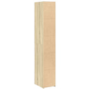 reol 30x41x185 cm konstrueret træ sonoma-eg