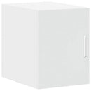 skab 30x42,5x225 cm smalt konstrueret træ hvid