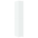 skab 30x42,5x225 cm smalt konstrueret træ hvid