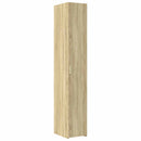 skab 30x42,5x225 cm smalt konstrueret træ sonoma-eg