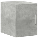 skab 30x42,5x225 cm smalt konstrueret træ betongrå