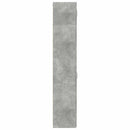 skab 30x42,5x225 cm smalt konstrueret træ betongrå