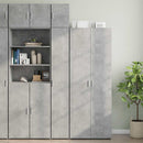 skab 30x42,5x225 cm smalt konstrueret træ betongrå