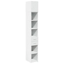 kontorreol 30x42,5x225 cm konstrueret træ hvid