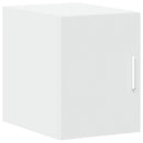 kontorreol 30x42,5x225 cm konstrueret træ hvid