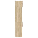 skab 30x42,5x225 cm smalt konstrueret træ sonoma-eg