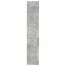 skab 30x42,5x225 cm smalt konstrueret træ betongrå