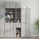 skab 30x42,5x225 cm smalt konstrueret træ betongrå