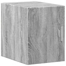 skab 30x42,5x225 cm smalt konstrueret træ grå sonoma-eg