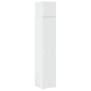 skab 40x42,5x225 cm smalt konstrueret træ hvid