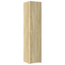 skab 40x42,5x225 cm smalt konstrueret træ sonoma-eg