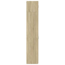 skab 40x42,5x225 cm smalt konstrueret træ sonoma-eg