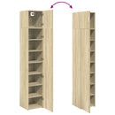 skab 40x42,5x225 cm smalt konstrueret træ sonoma-eg