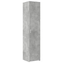skab 40x42,5x225 cm smalt konstrueret træ betongrå