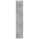 skab 40x42,5x225 cm smalt konstrueret træ betongrå