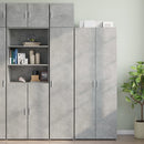 skab 40x42,5x225 cm smalt konstrueret træ betongrå