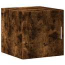 skab 40x42,5x225 cm smalt konstrueret træ røget egetræsfarve